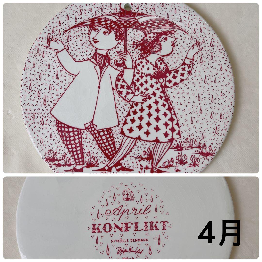 ビヨンヴィンブラッド　マンスリープレート　赤　1〜12月　コンプリートセット