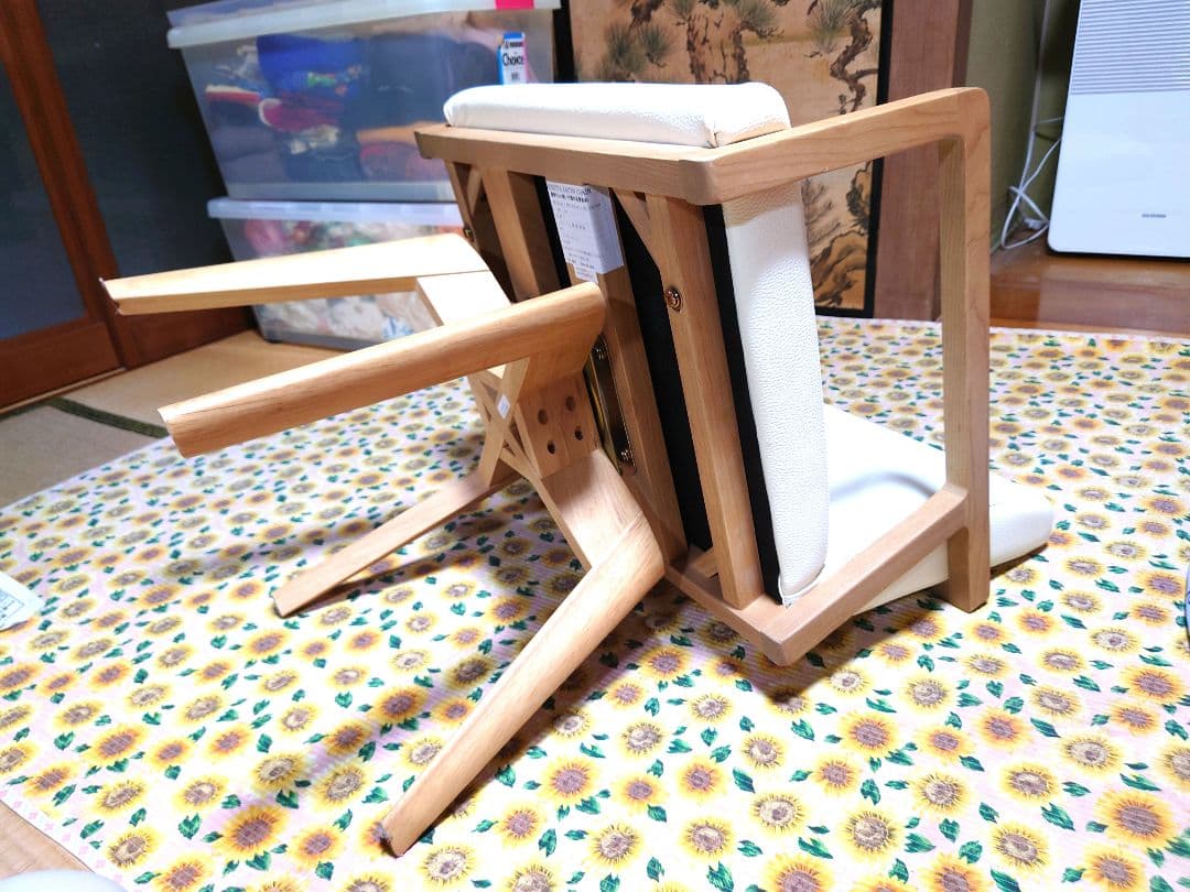 ※在庫処分大特価※シギヤマ家具工業 ホワイトチェア