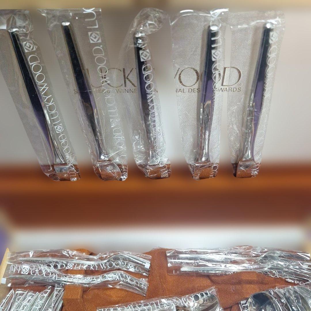 新品未使用 LUCKY WOOD カトラリーセット 29点セット