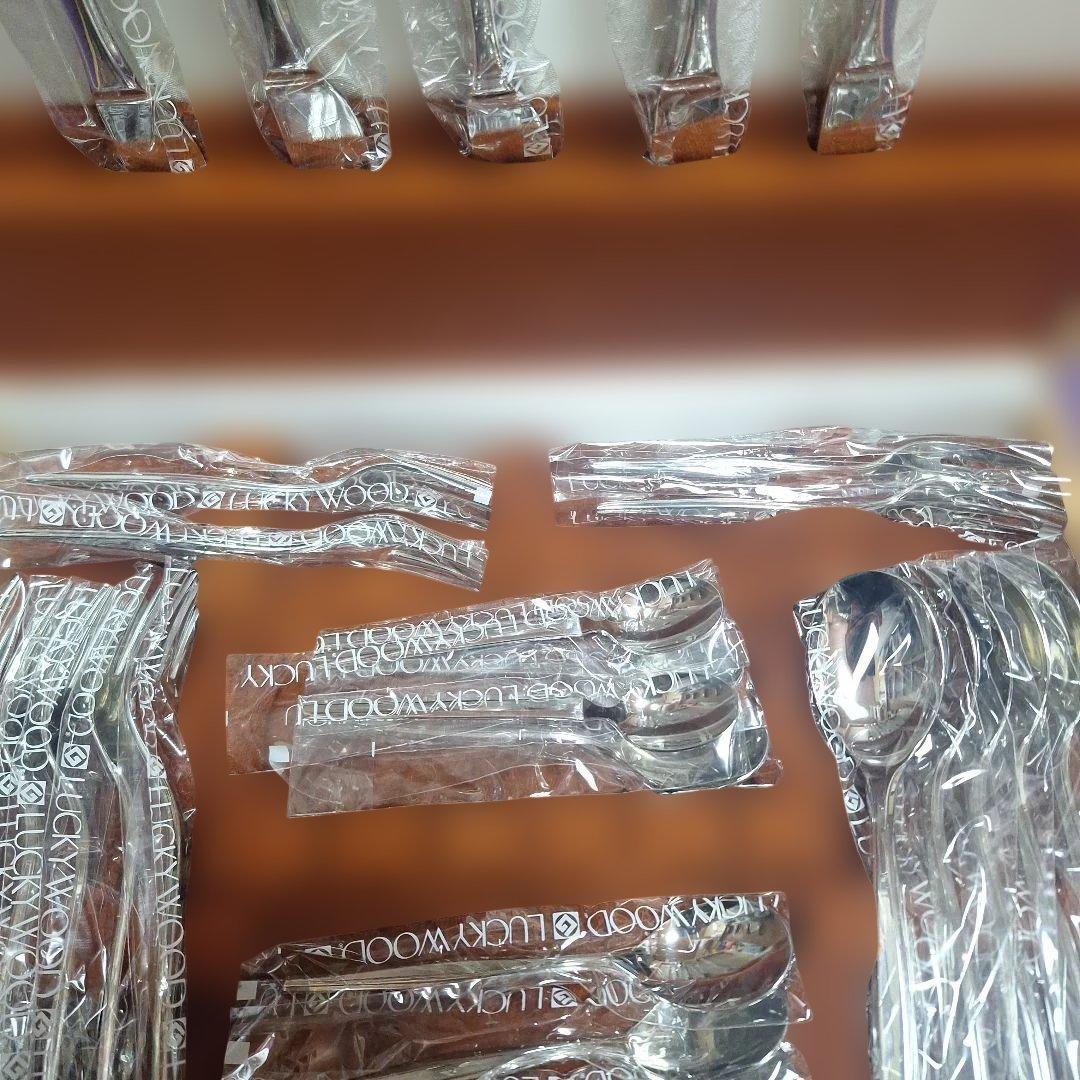 新品未使用 LUCKY WOOD カトラリーセット 29点セット