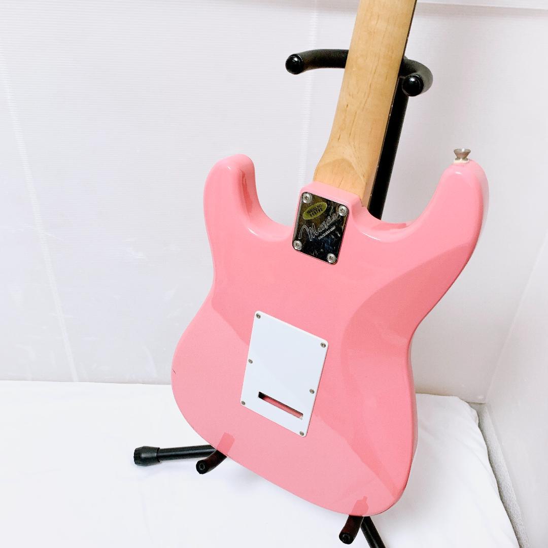 美品 初心者向けエレキギター Mavis ストラトキャスター ピンク