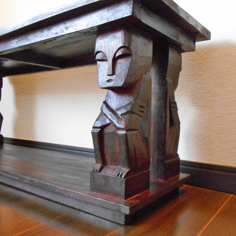 アジアン家具 バリ家具 花柄模様 ロータイプ ＴＶボード ＴＶ台 テレビ台