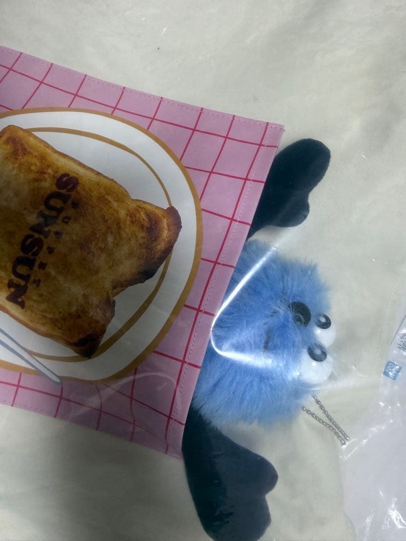 す*か様 パペットスンスン　一番くじ　B賞　ぬいぐるみ付トートバッグ