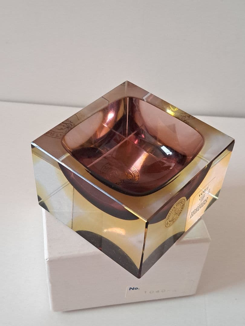 灰皿 ビンテージ ムラノ ガラス BUCELLA RENZO vetri