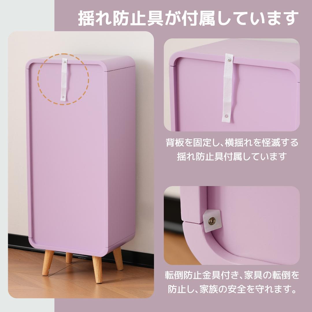 コレクションケース ガラスディスプレイキャビネット フィギュアケース4段ホワイト