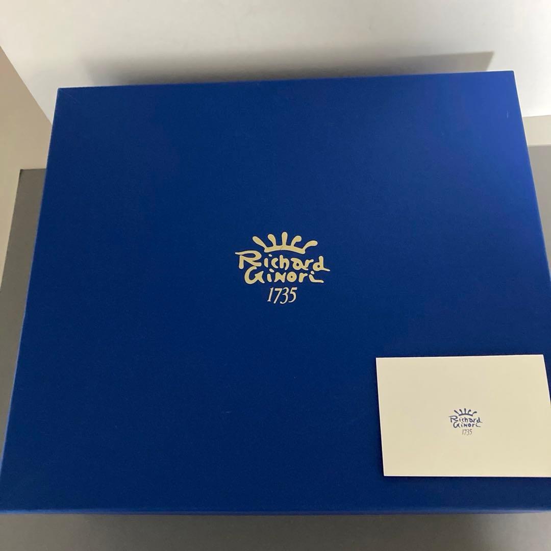 リチャードジノリ　ベッキオホワイト　ブルーロゴ　ペアセット