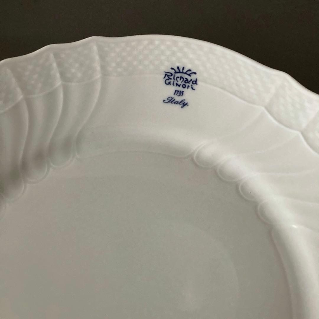 リチャードジノリ　ベッキオホワイト　ブルーロゴ　ペアセット