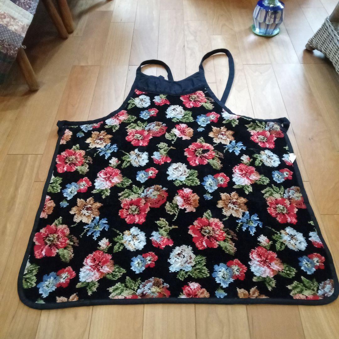 花柄エプロン　　FEILER　　美品