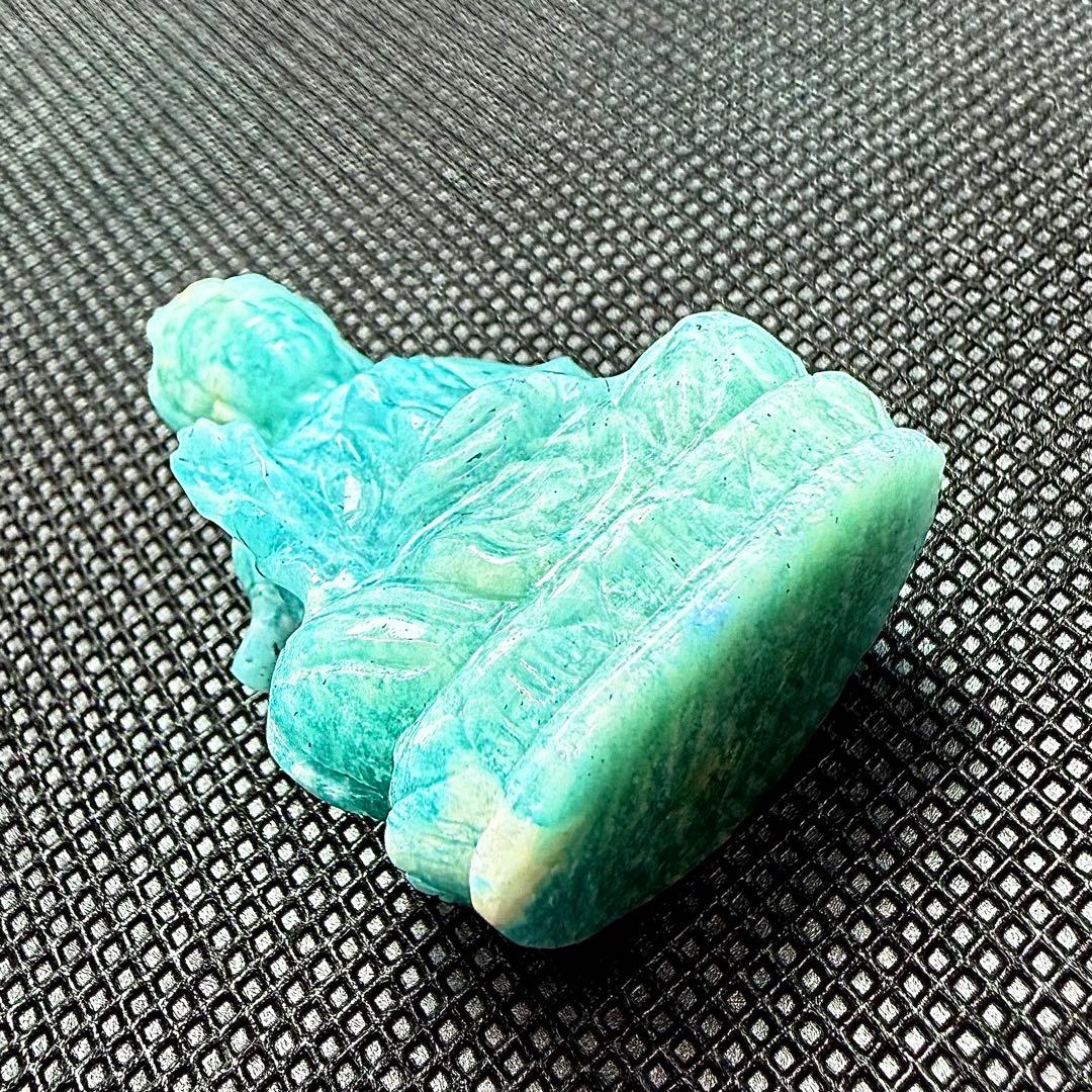 ◆109.1ct◆ 天然フェルスパー 1912 慈悲の女神 観音像 宝石鑑別書