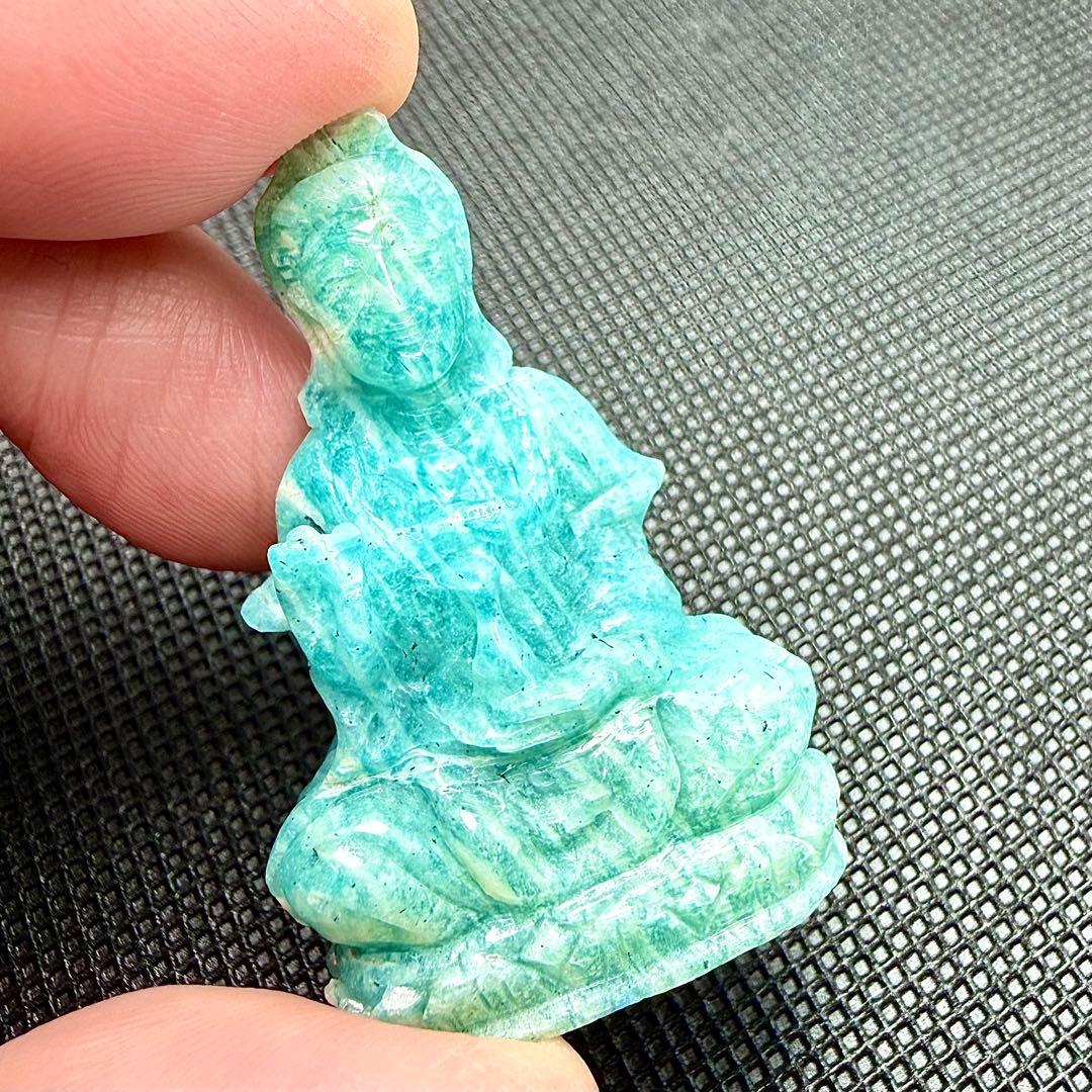 ◆109.1ct◆ 天然フェルスパー 1912 慈悲の女神 観音像 宝石鑑別書