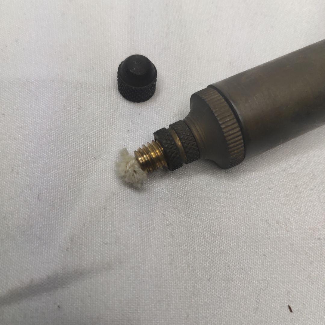 オイルランプ 銅製 携帯可能 骨董 未使用 蝋燭変わり コレクター放出 珍品