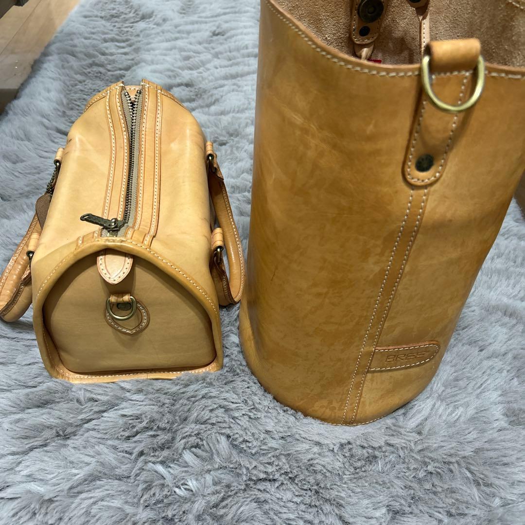 BREE ブリー ショルダーバッグ ワンショルダー バケツ型 ヌメ革ミニ