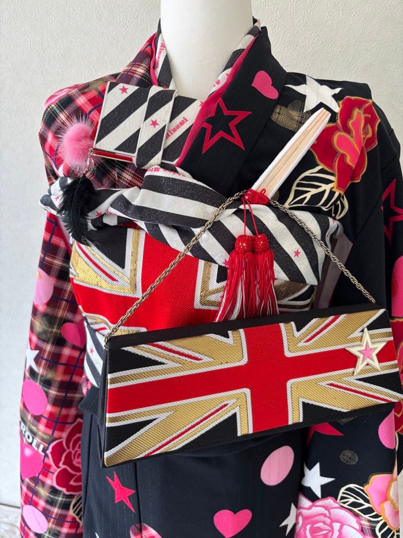 四*ー様 南明奈 美品 七五三 7歳 着物 9点セット