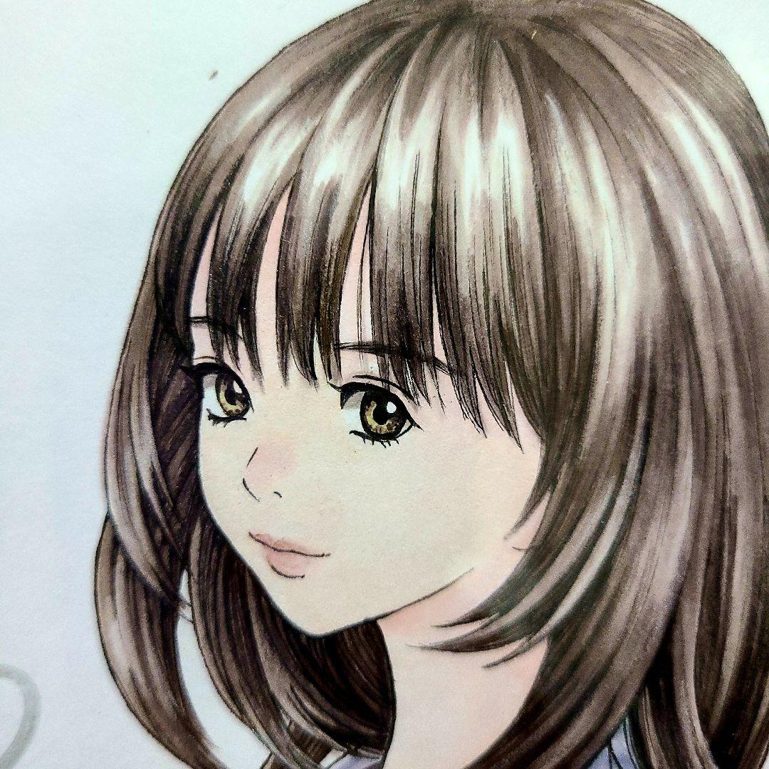 I\"sアイズ 葦月伊織 カラーイラスト 直筆サイン色紙