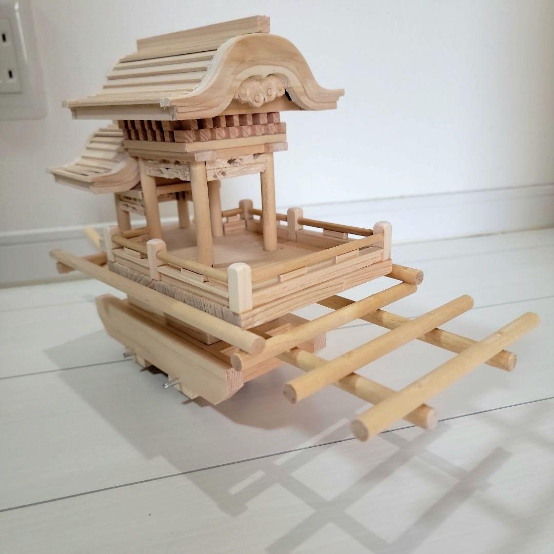 だんじり【地車】ミニだんじり ☆今だけ獅噛プレゼント - メルカリ