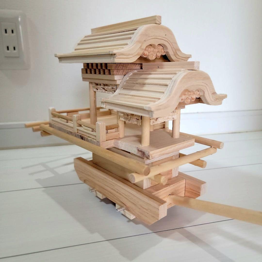 だんじり【地車】ミニだんじり ☆今だけ獅噛プレゼント - メルカリ