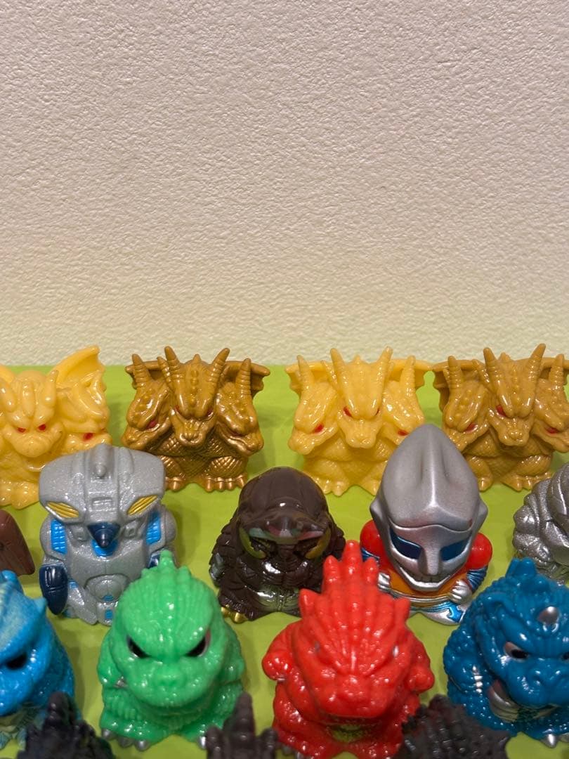 ゴジラ　指人形　ソフビ　レトロ　希少　レア58体セット（52種）