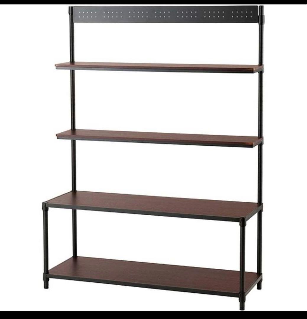 ルミナス ノワール テレビラック 壁面収納ラック スチールラック テレビボード