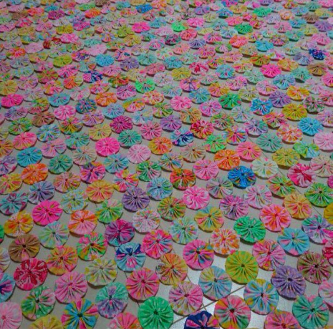 ヨーヨーキルト　ピンクス