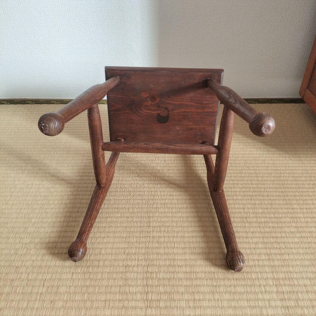 イギリスアンティークスツール　英国アンティーク木製チェア