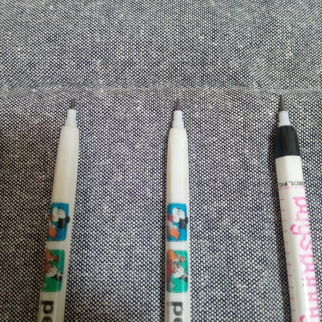 ロケットペンシル ロケット鉛筆 3本 セット レトロ ディズニー 昭和