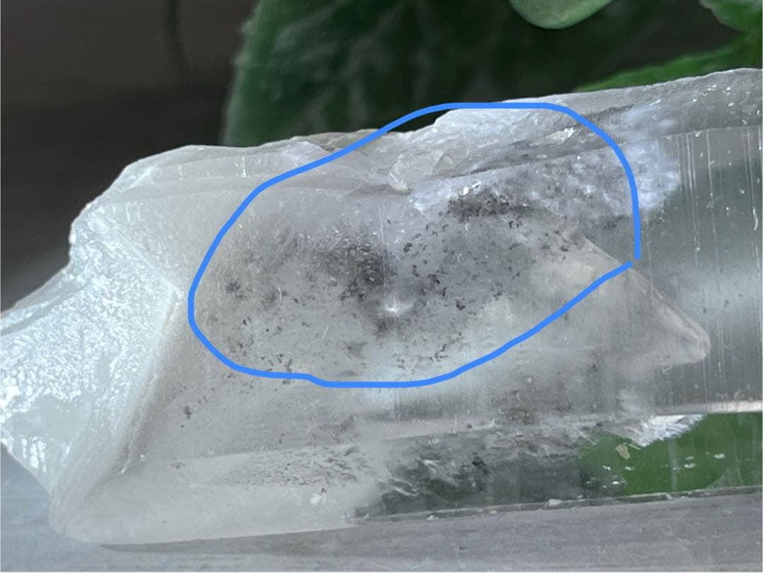 指針の石✨　プラチナインクォーツ　ブルッカイトインクォーツ  水晶　クリスタル