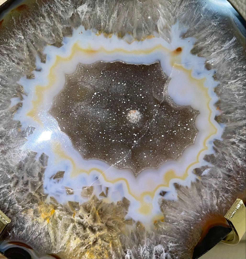 トレジャー瑪瑙 ドゥルージーアゲート 聚宝盆 約1.8キロ シュガー 浄化 幸運