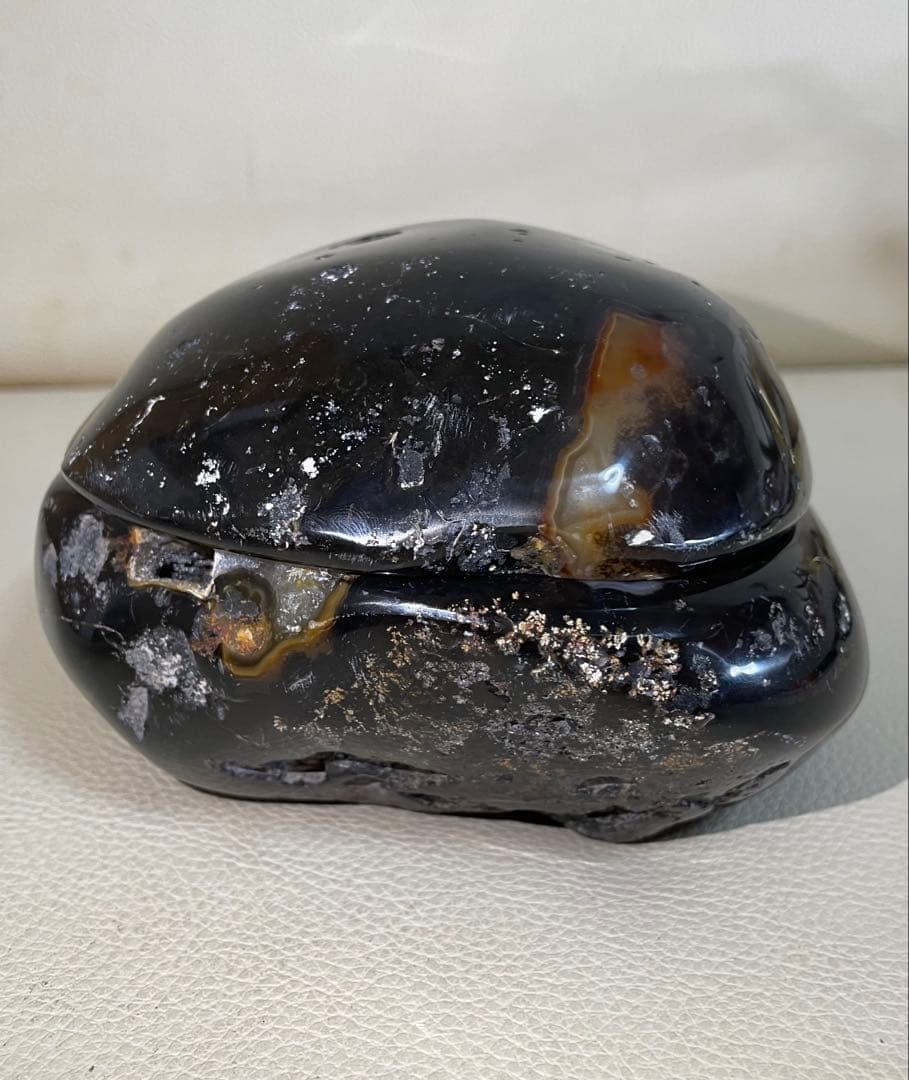 トレジャー瑪瑙 ドゥルージーアゲート 聚宝盆 約1.8キロ シュガー 浄化 幸運