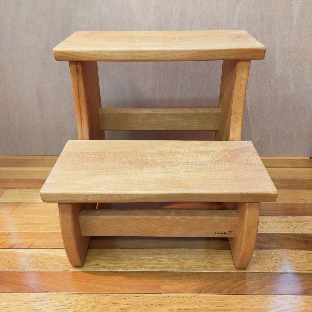 どっしりとした踏台 本職による手作り品です。