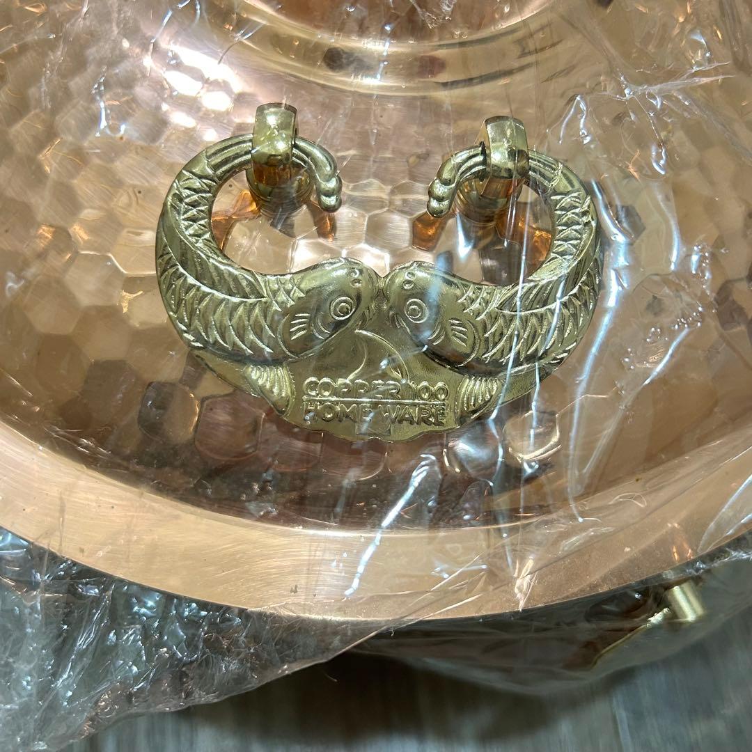 しゃぶしゃぶ鍋　copper100 ware 新光堂製