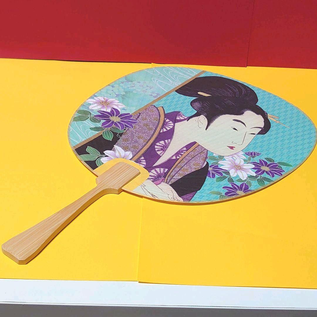 浮世絵！ジャングル大帝レオうちわ