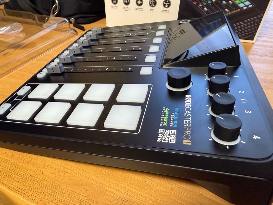 RODECaster Pro II +専用カバー+TASCAMバッグセット