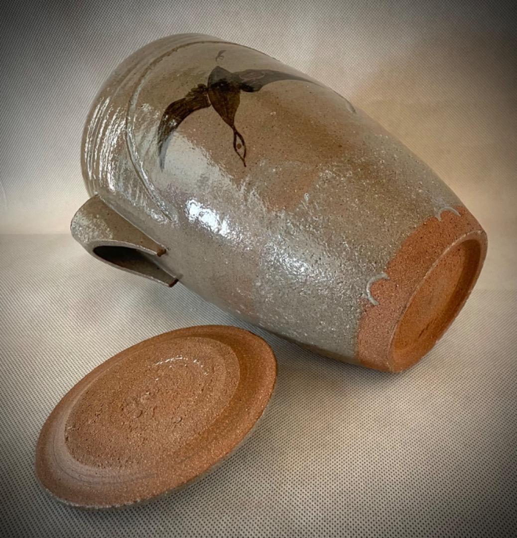 虫明焼 雁 水差 茶道具 / サイズ 高 22cm 口径 13.5cm