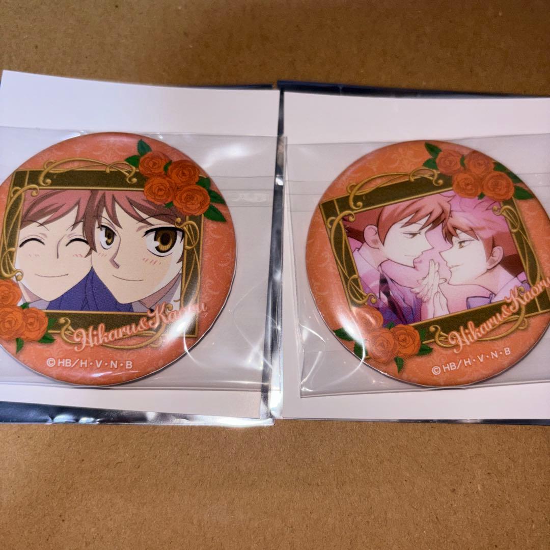 桜蘭高校ホスト部 20周年記念推しキャラバッジ缶バッジ 常陸院光・馨