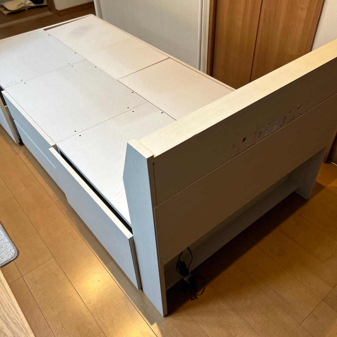 ニトリ　シングルベッド　収納付き❗️ 2022年購入❗️直接取り引き限定‼️