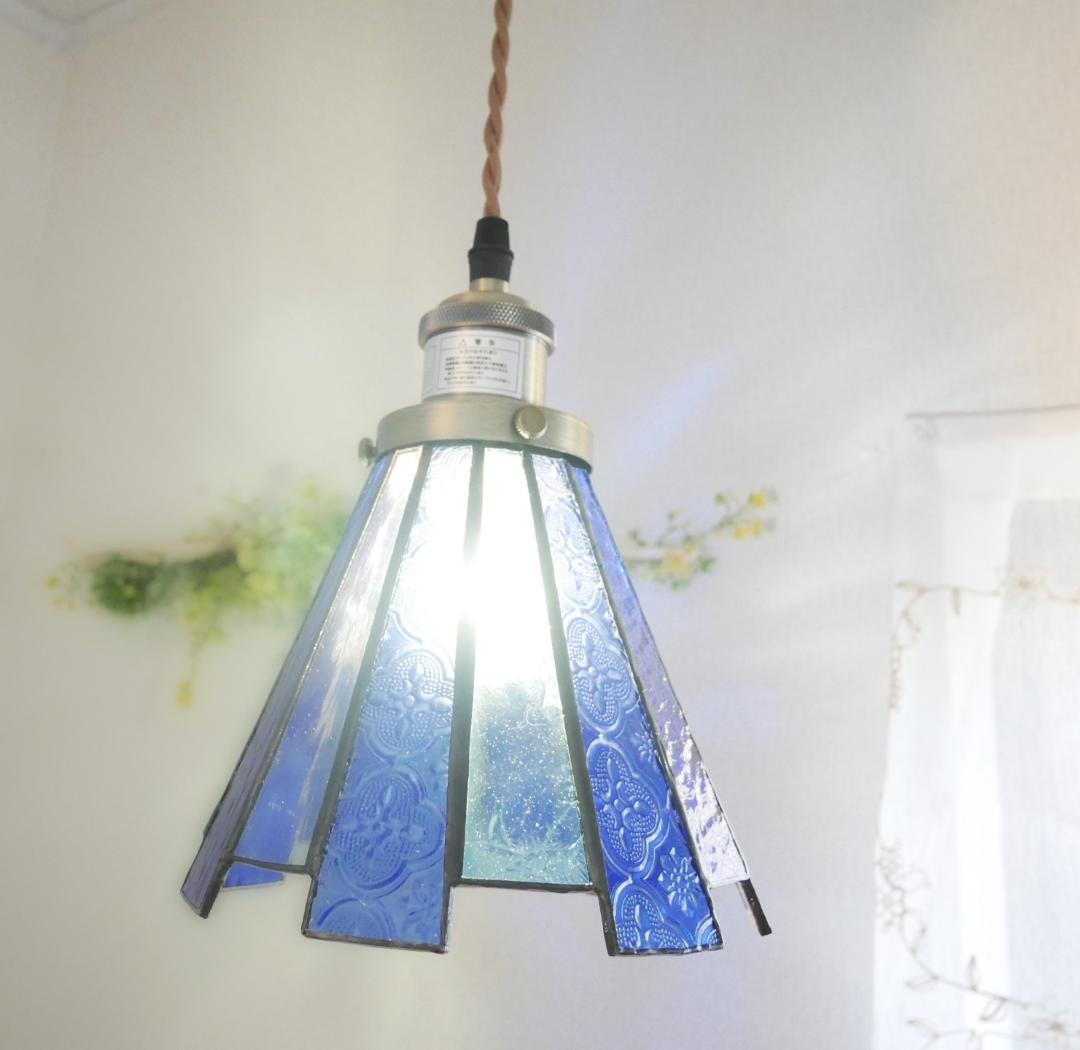 ✴︎:.。.ブルーフレアの14面ペンダントライト ＊送料無料＊ - メルカリ