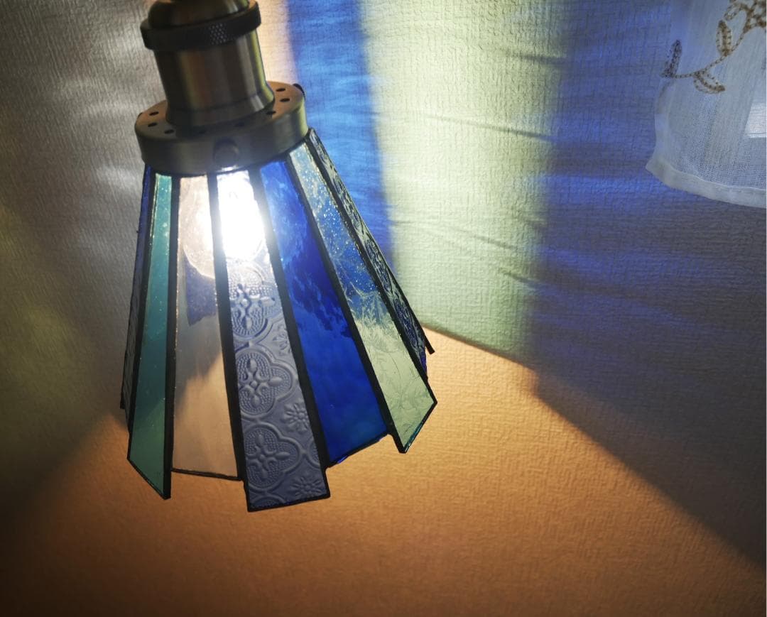 ✴︎:.。.ブルーフレアの14面ペンダントライト ＊送料無料＊ - メルカリ