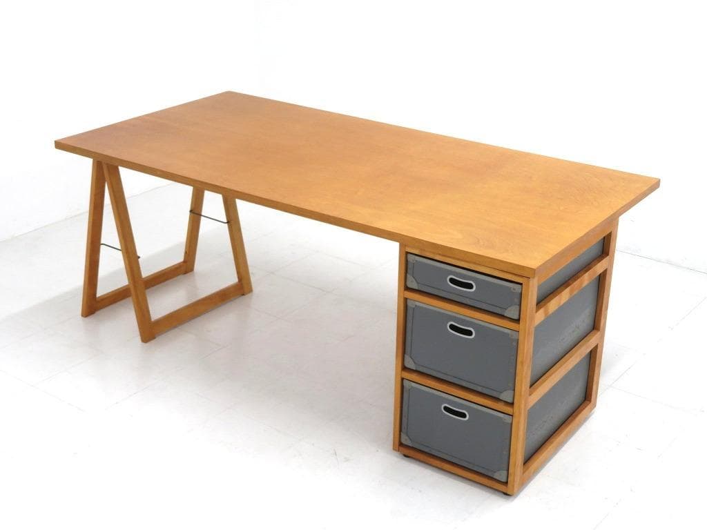 展示品　サザビー　作業台　デスク　店舗什器　デスク　机　片袖机