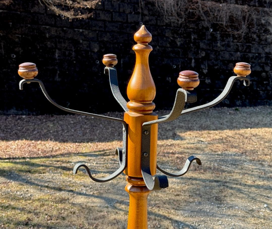 karimoku オールドカリモク コロニアル ポールハンガー 高さ181㎝