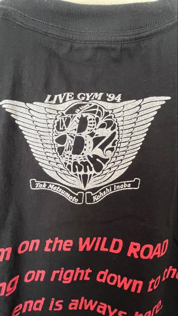 稀少品 B'z LIVEGYM 1994 THE 9th BLUES Tシャツ - メルカリ