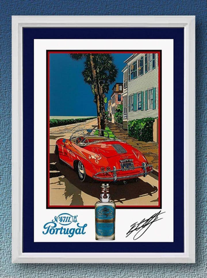 鈴木英人・アート【A4サイズ写真ポスターフレーム付き４点セット】ポスター