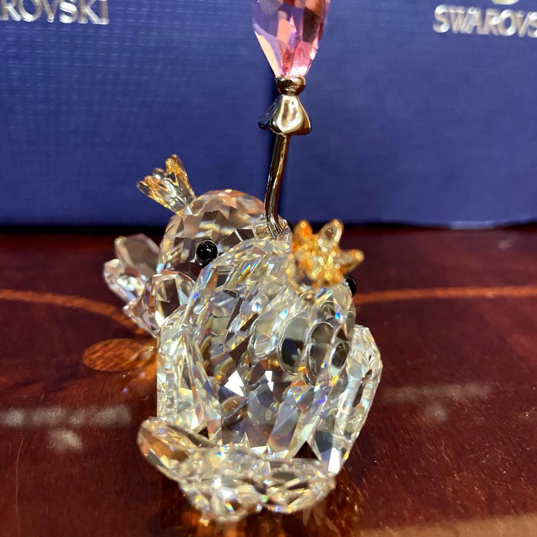 スワロフスキー　ラブバード置物