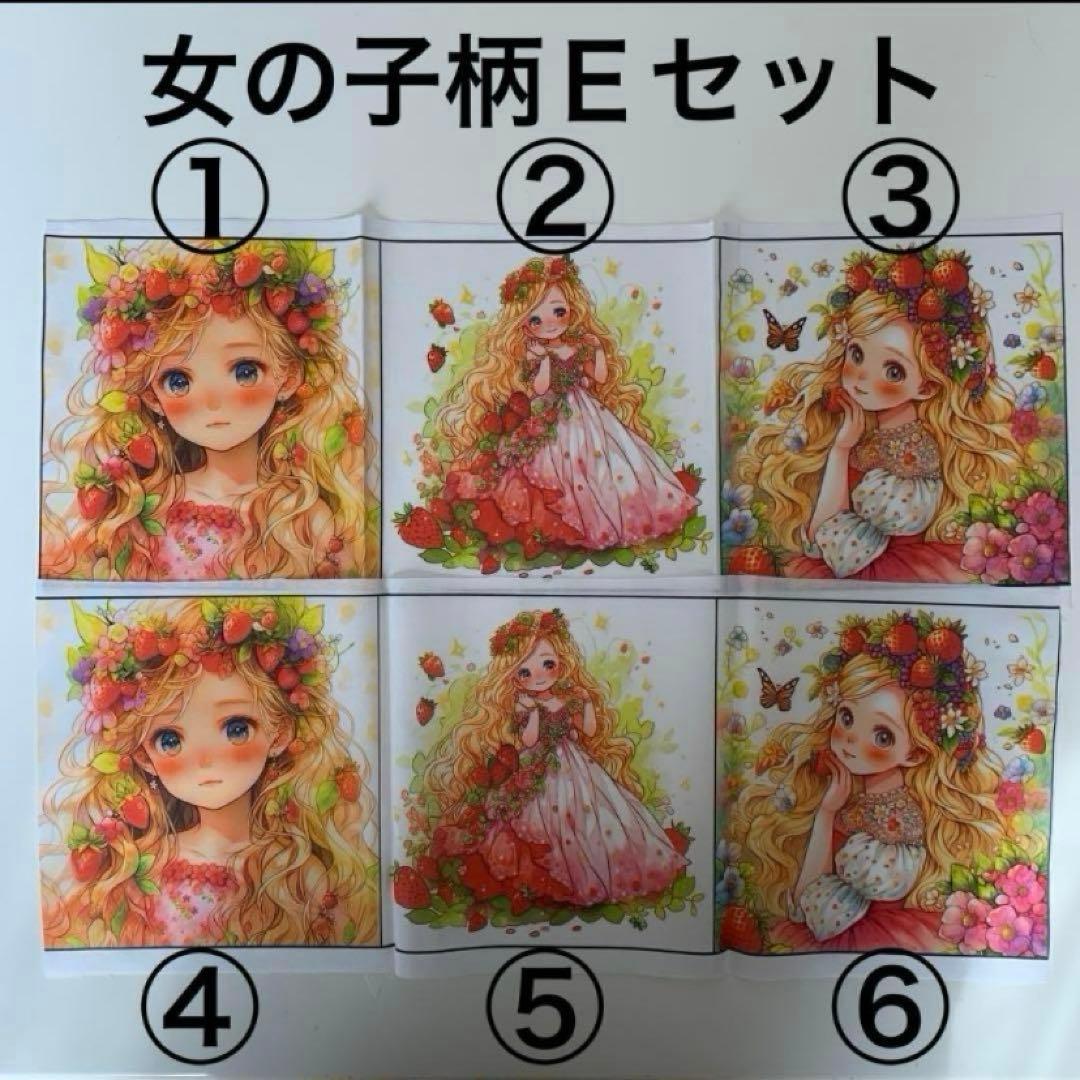 パネル生地 女の子柄 Eセット - メルカリ