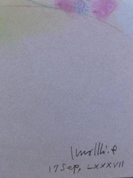 古沢 岩美、ひなげし、希少画集画、新品額装付