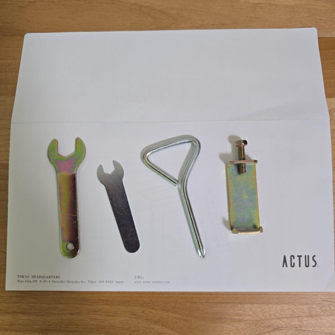 ACTUS　アクタス　PIZZI　学習机　デスクチェスト　ブックシェルフ　3点