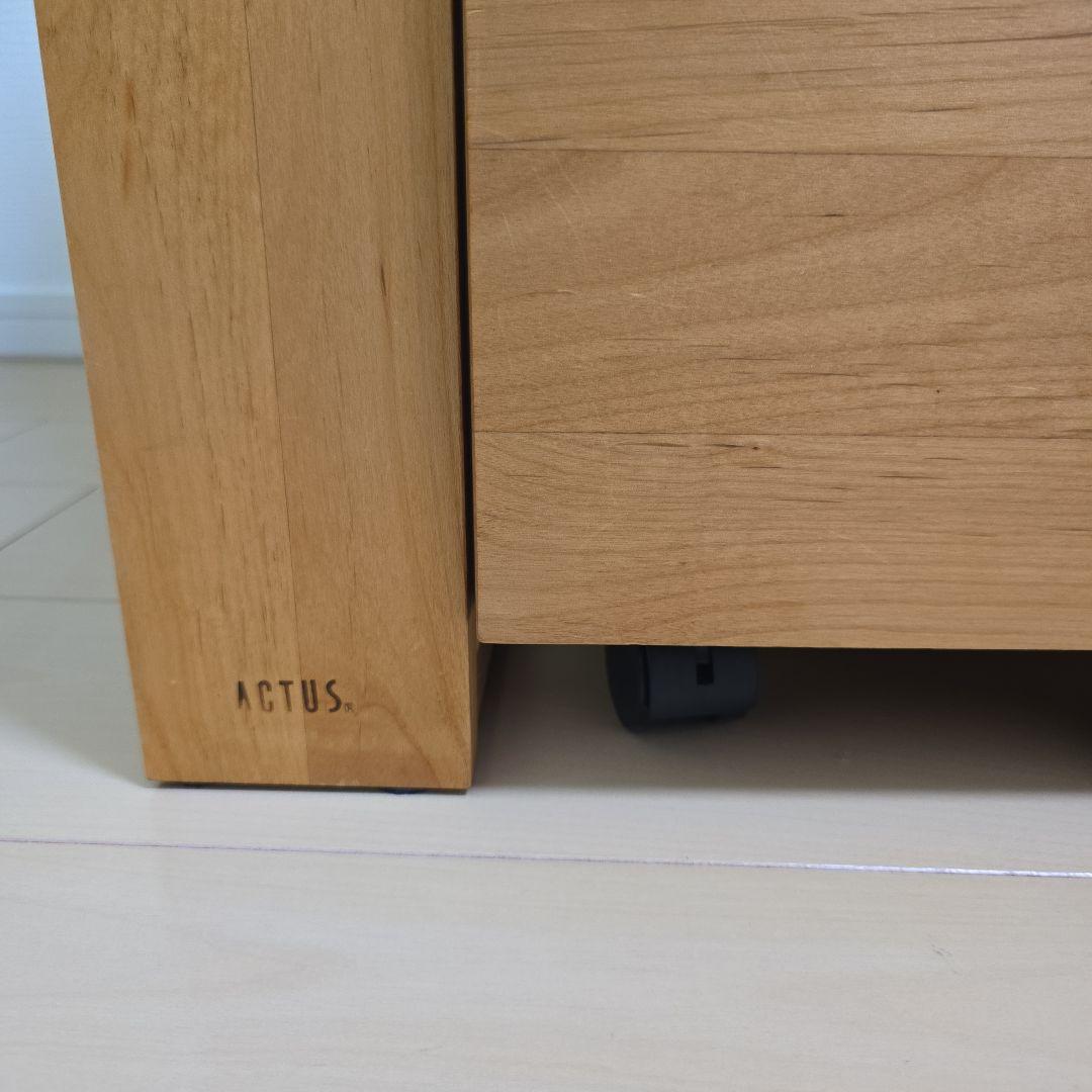 ACTUS　アクタス　PIZZI　学習机　デスクチェスト　ブックシェルフ　3点