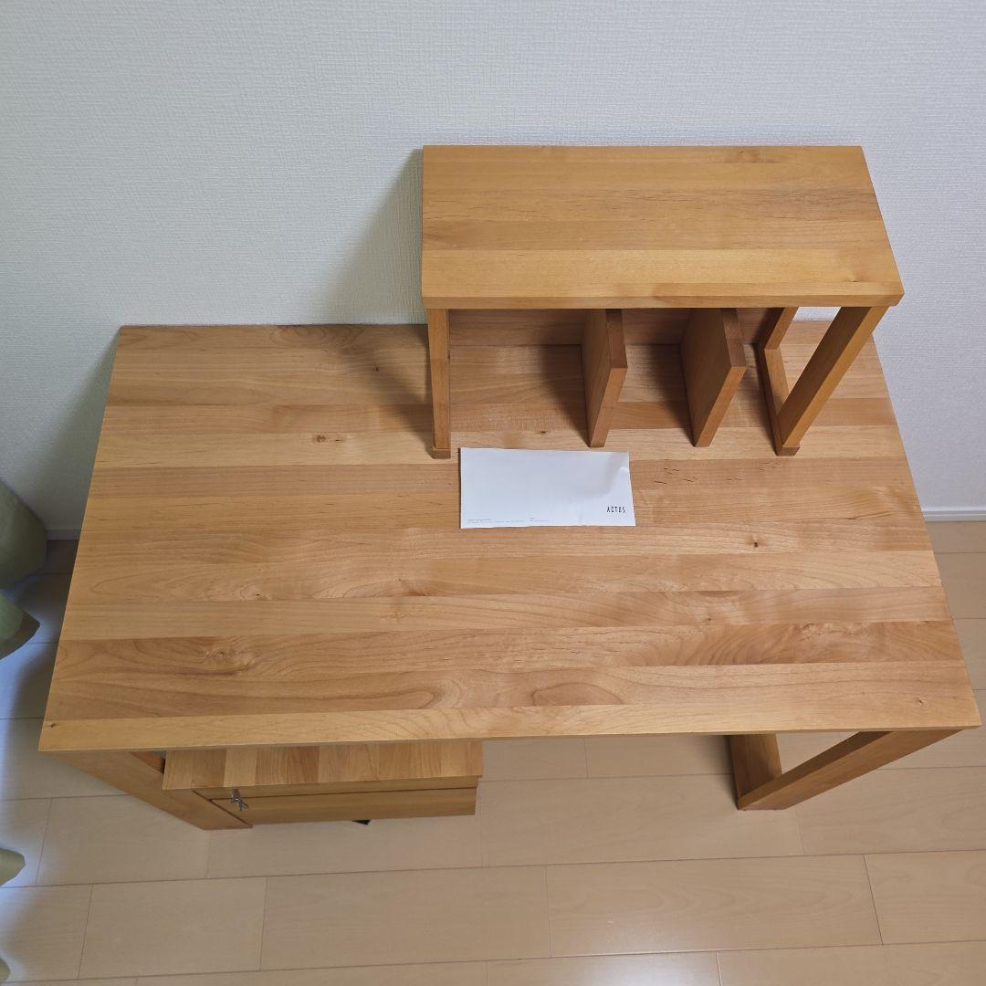 ACTUS　アクタス　PIZZI　学習机　デスクチェスト　ブックシェルフ　3点