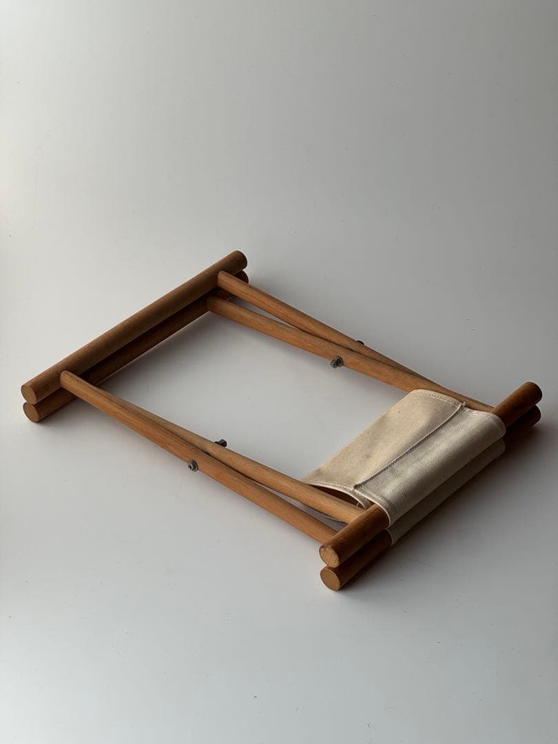 帆布座面 折りたたみ椅子 フォールディングチェア 古道具 アンティーク スツール