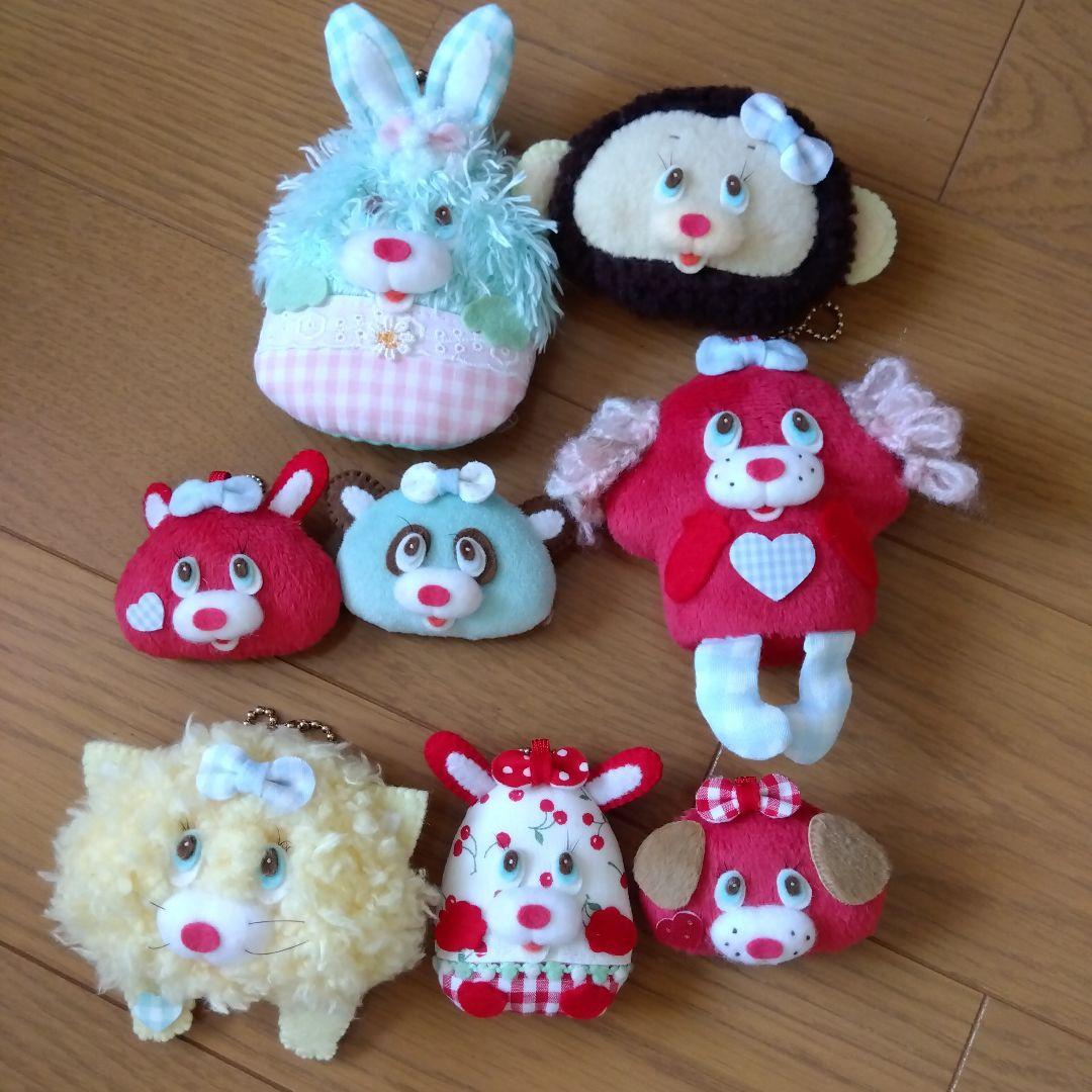 MOLYさんハンドメイドぬいぐるみ、キーホルダーセット