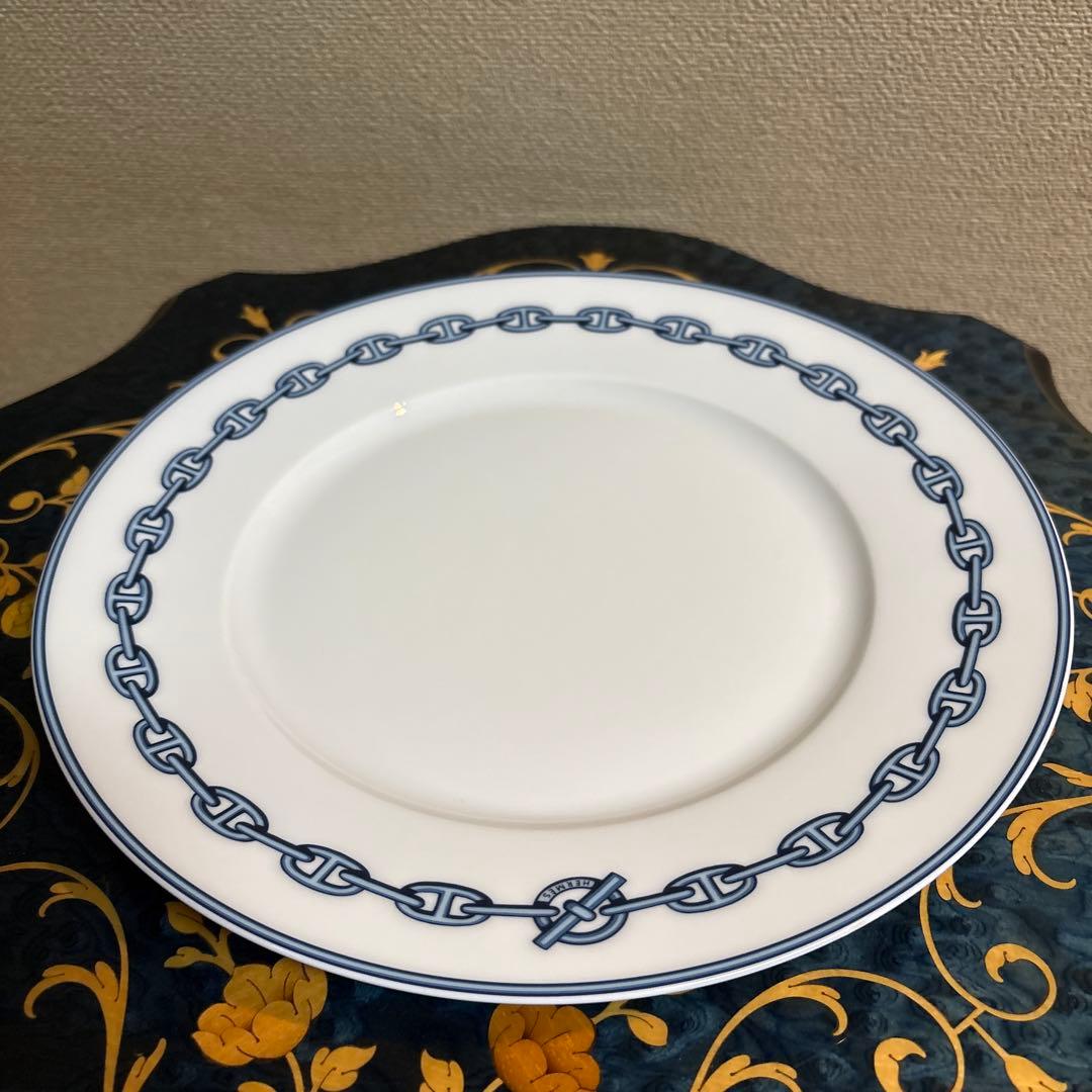 未使用品　HERMES エルメス　シェーヌダンクル　27cm 2枚セット